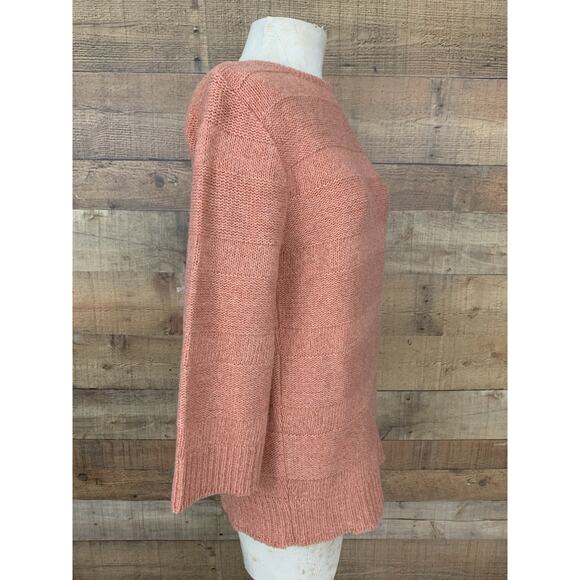 Vintage 1970’s Tunic Bell Sleeve Soft Knit Boat Neck Sweater Sz M Hippie Boho - Picture 3 of 7